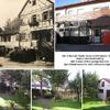 Site of the Lutz House in Schoeanaich, Germany (now a commerial bakery) with 3 views of their yard/garden area (just behind/beyond far end in original pic)
