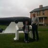 My father Gregory Terry Luz & my son Harrison Alexander~Sandy Hook New Jersey, the old naval station & light house. Summer 2011